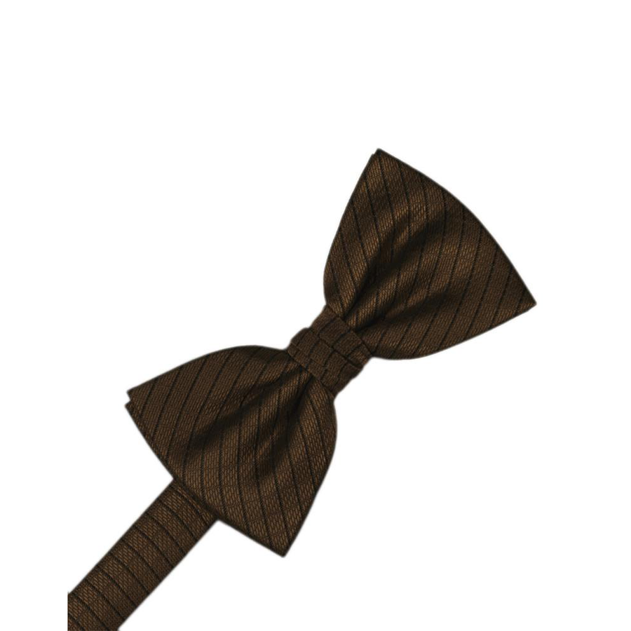 Mens Diamond Grid Pattern Chocolate Pre Tied Bow Tie