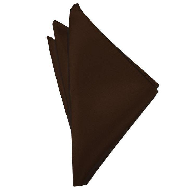 Mens Chocolate Suit Pocket Square