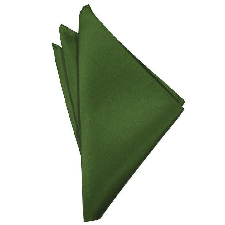 Mens Clover Green Suit Pocket Square