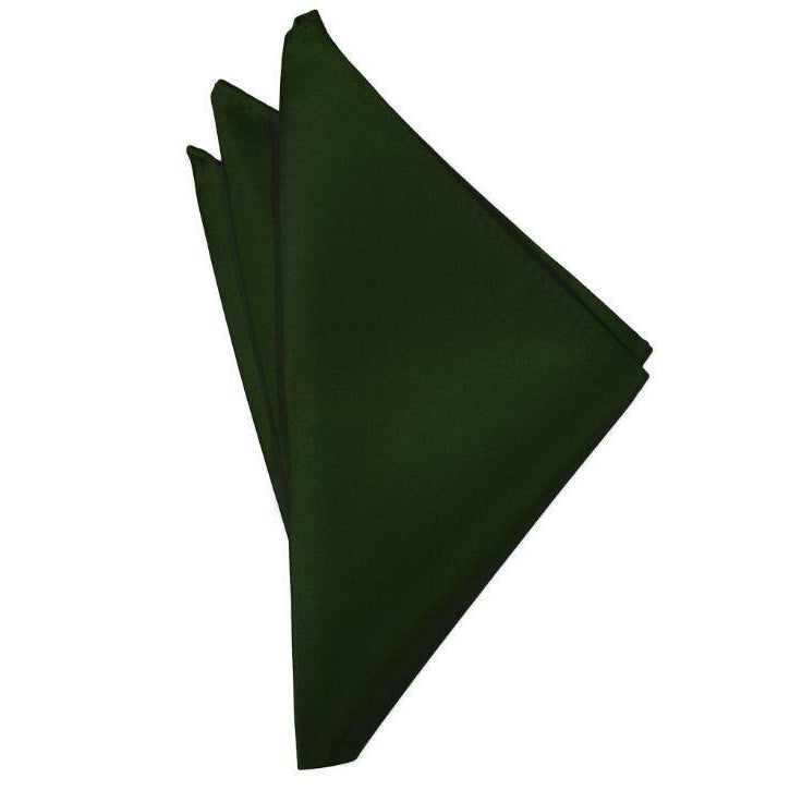 Mens Holly Green Suit Pocket Square