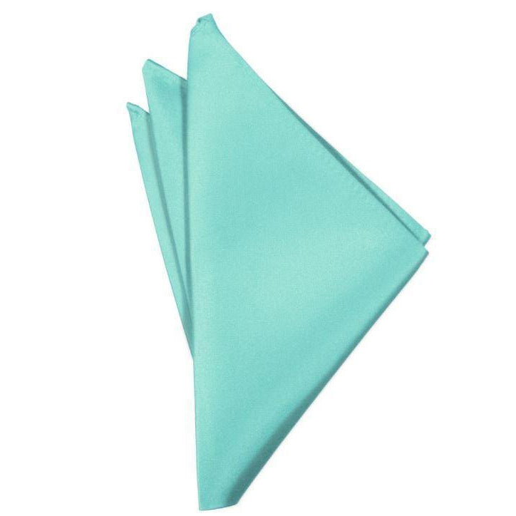 Mens Mermaid Green Suit Pocket Square