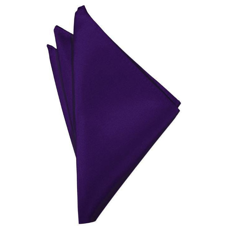 Mens Purple Suit Pocket Square