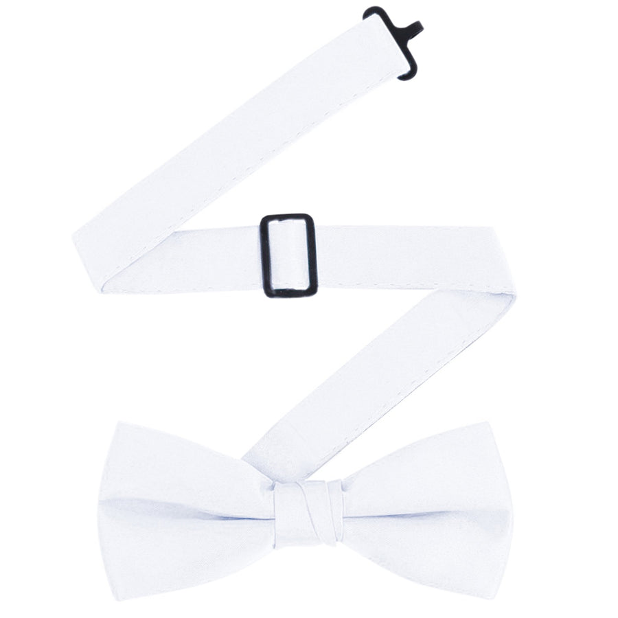 Men's Satin Backless Vest & Bow Tie Set - White