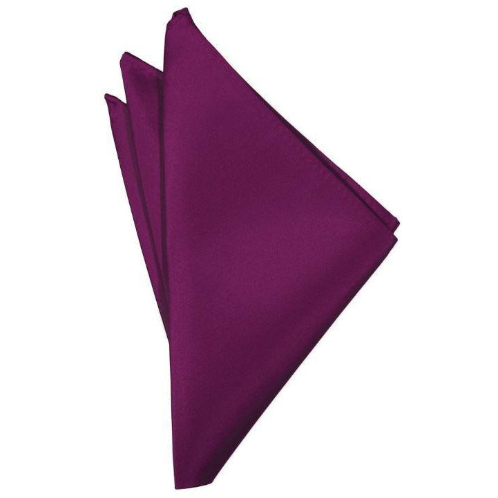 Mens Sangria Suit Pocket Square