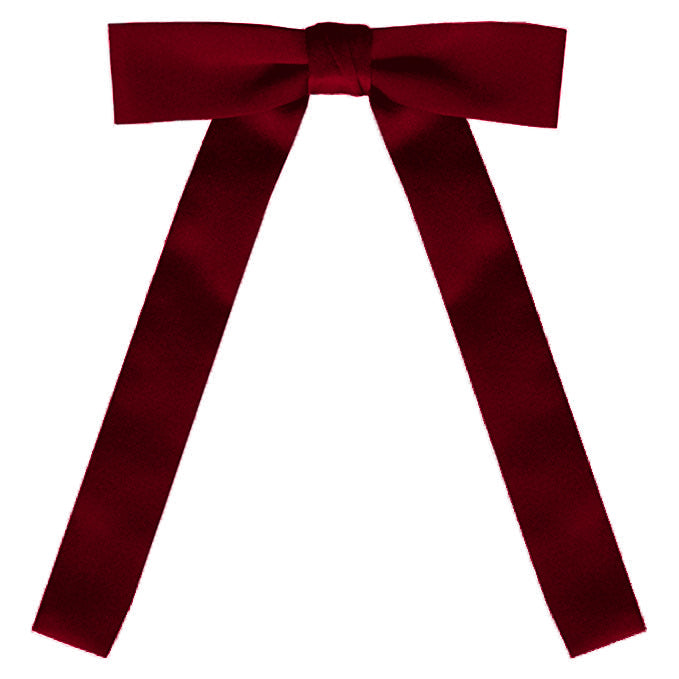 Burgundy Satin Western Kentucky String Tie