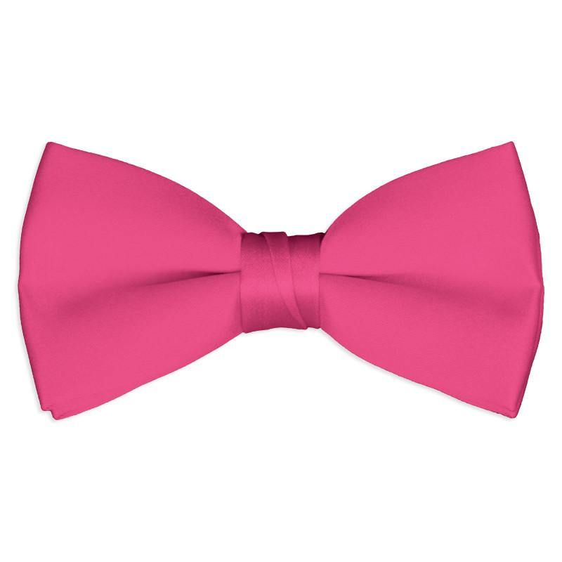 Mens Hot Pink Pre Tied Bow Tie