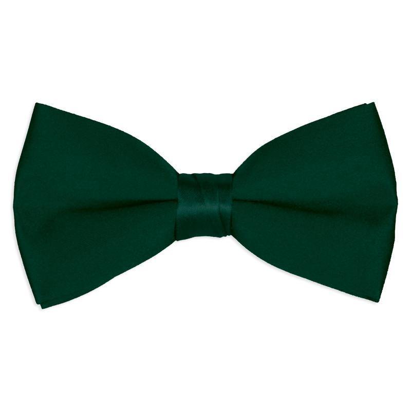 Mens Hunter Green Pre Tied Bow Tie