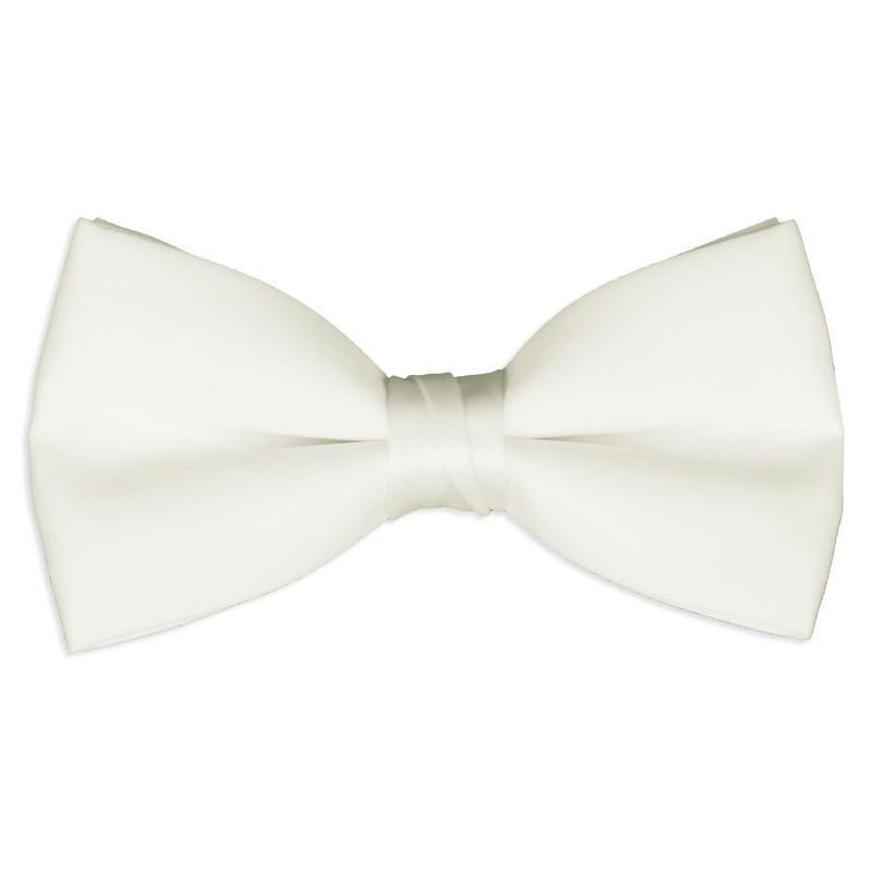 Mens Ivory Pre Tied Bow Tie