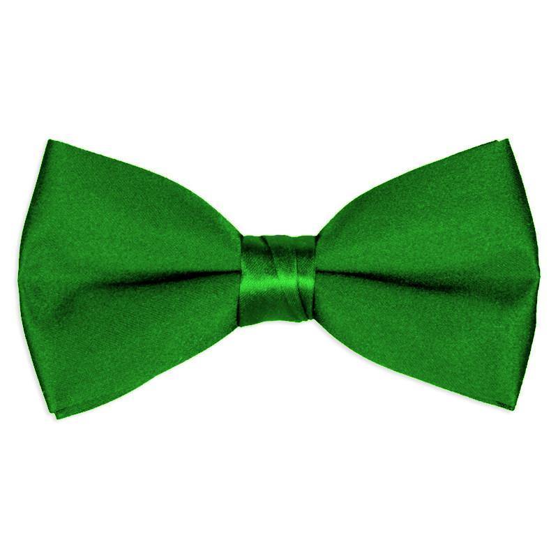 Mens Kelly Green Pre Tied Bow Tie