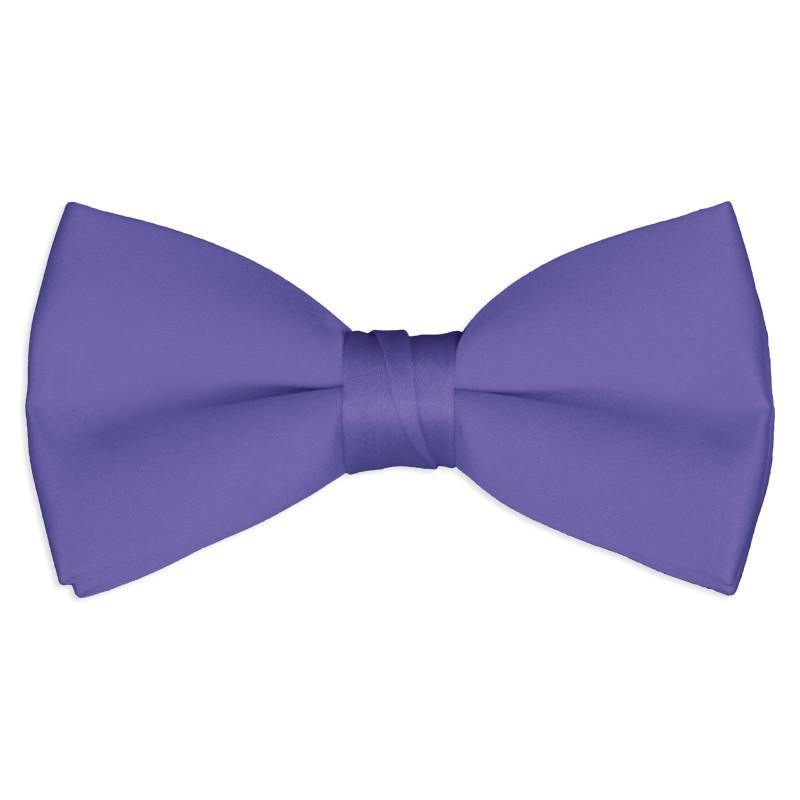 Mens Purple Pre Tied Bow Tie