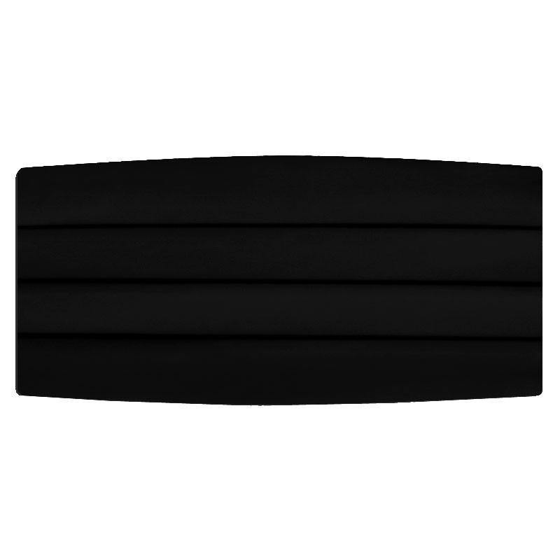 Mens Black Satin Cummerbund