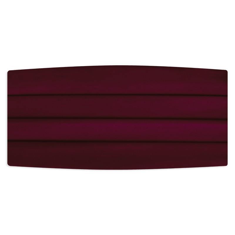 Mens Burgundy Satin Cummerbund