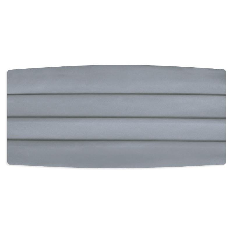 Mens Silver Cummerbund