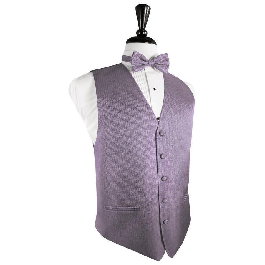 Mens purple vest deals and bow tie
