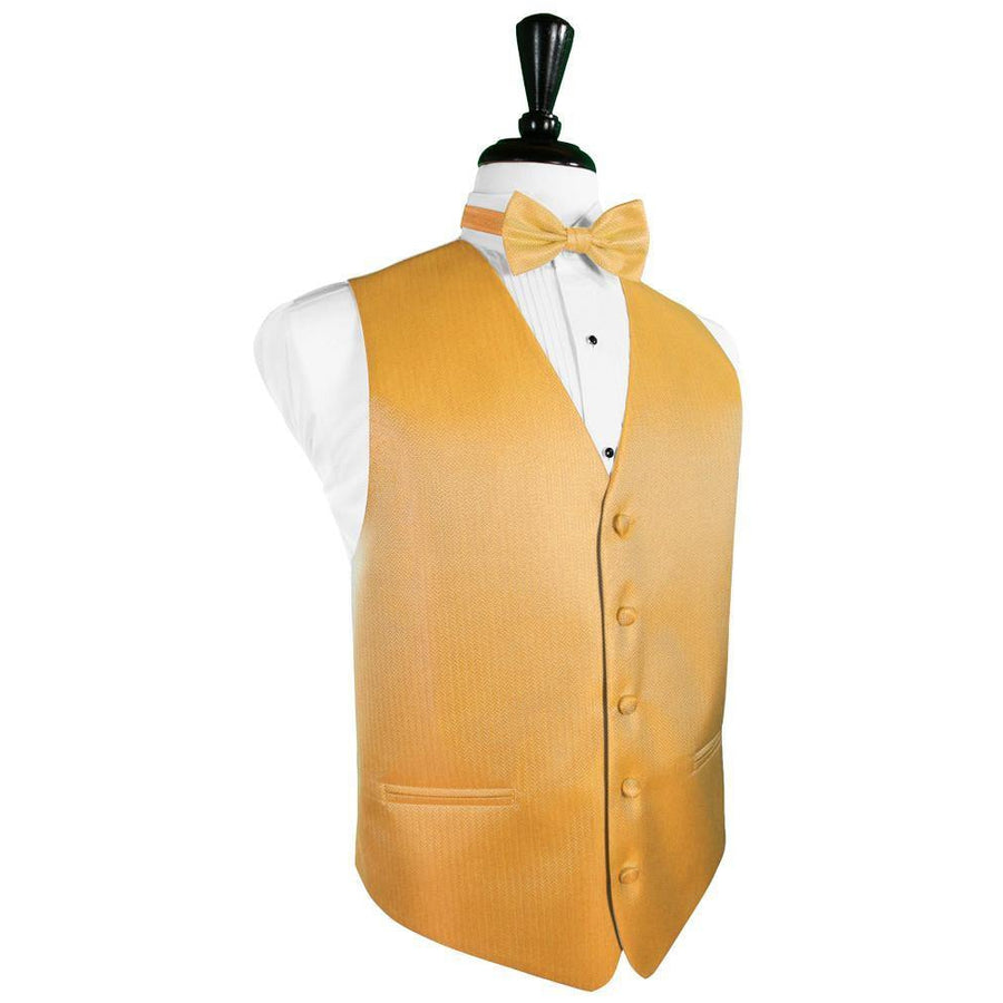 Dress Form Displaying a Mandarin Herringbone Mens Wedding Vest