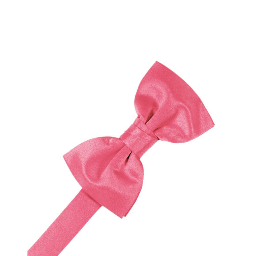 Mens Satin Bubblegum Bow Tie