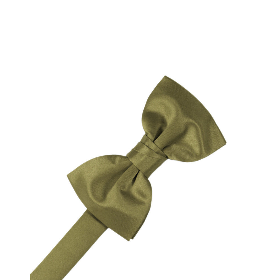 Mens Satin Fern Bow Tie