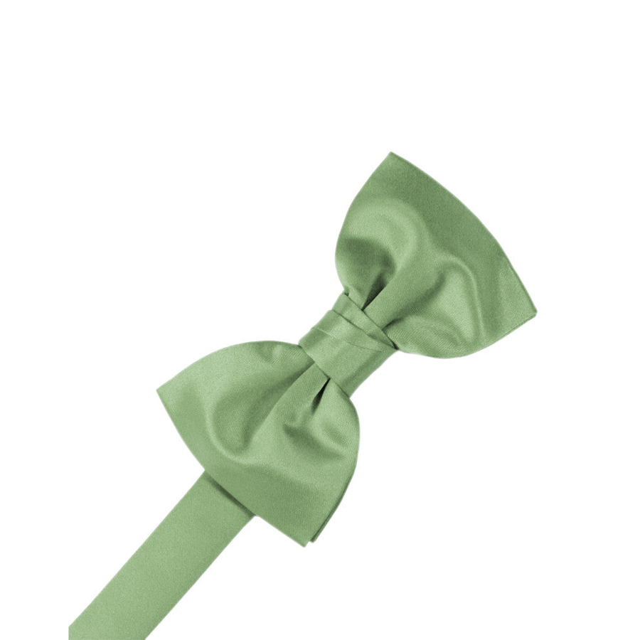 Mens Satin Sage Bow Tie