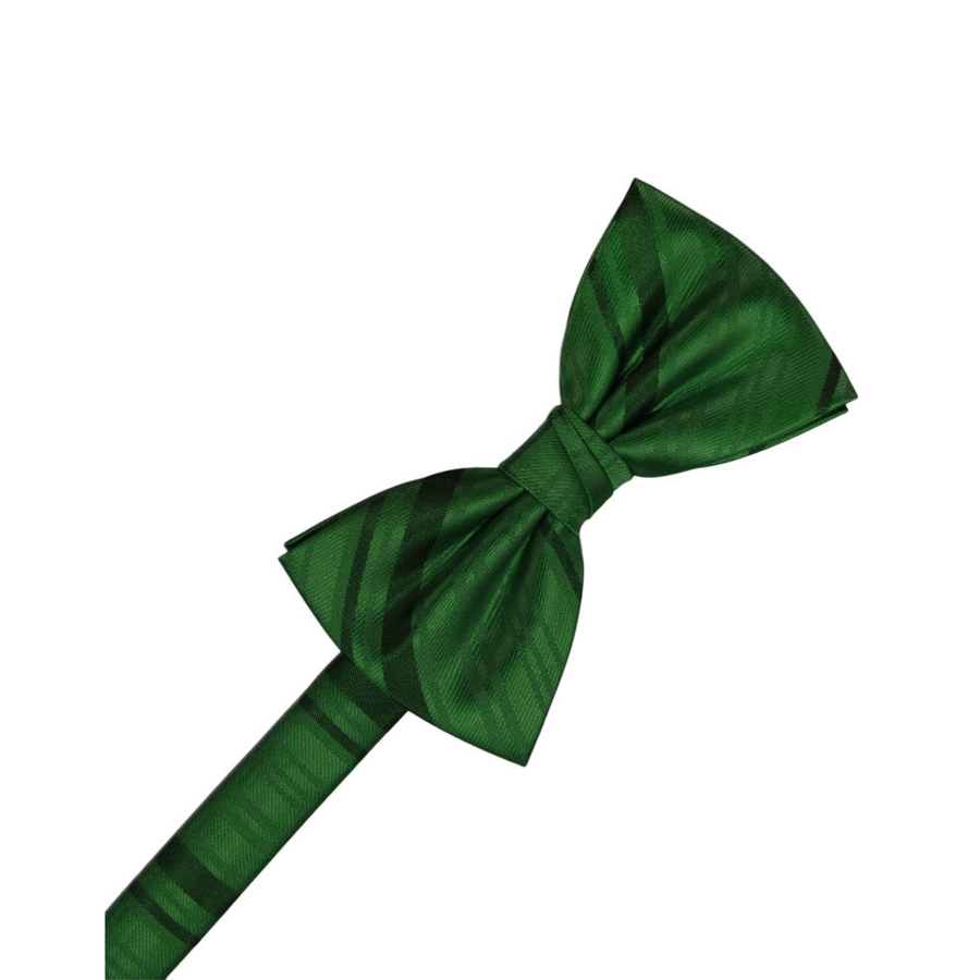 Mens Striped Satin Hunter Formal Bow Tie