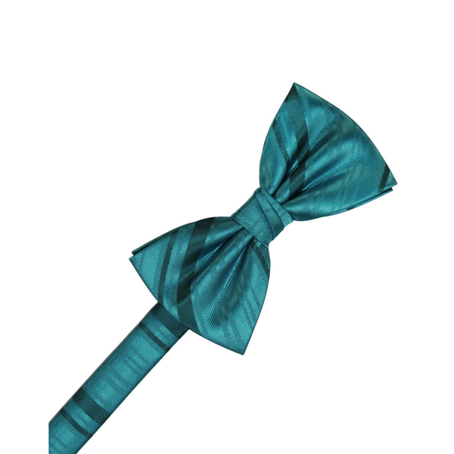 Mens Striped Satin Oasis Formal Bow Tie