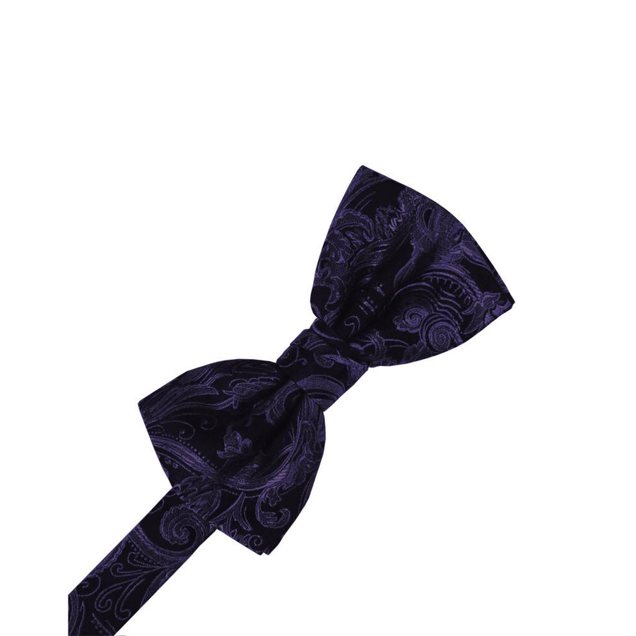 Mens Tapestry Amethyst Pre Tied Bow Tie