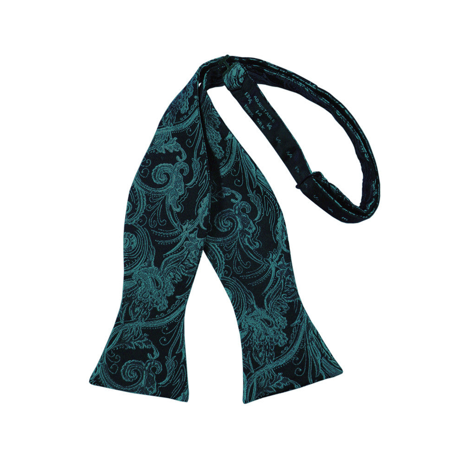 Mens Tapestry Jade Self Tie Bow Tie
