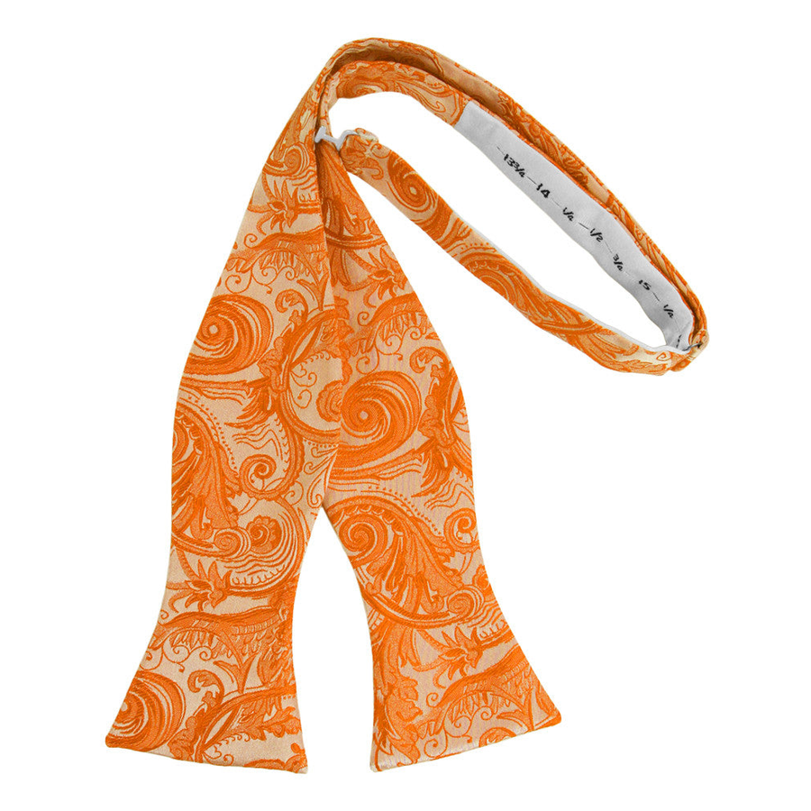 Mens Tapestry Mandarin Self Tie Bow Tie