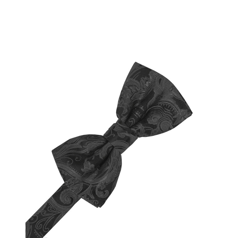 Mens Tapestry Pewter Pre Tied Bow Tie