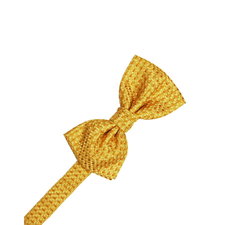 Mens Venetian Gold Pre Tied Bow Tie