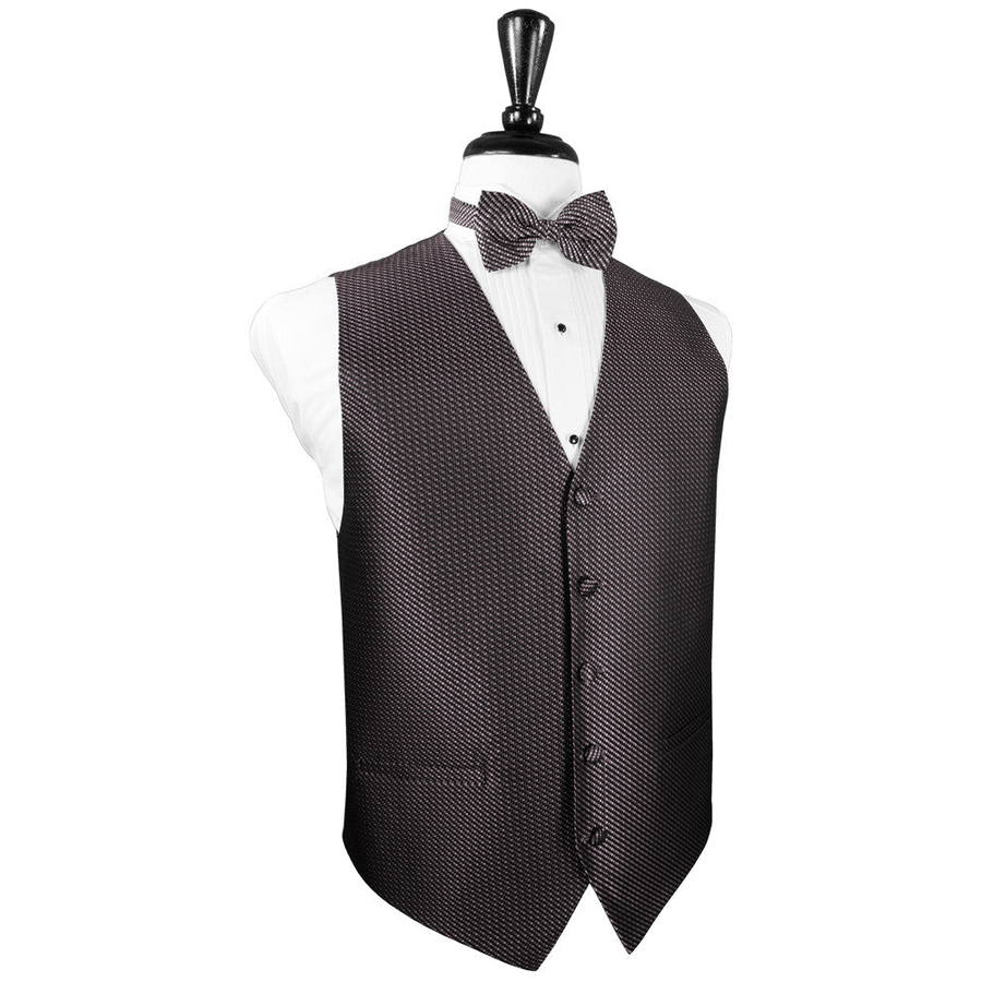 Dress Form Displaying A Heather Venetian Mens Wedding Vest