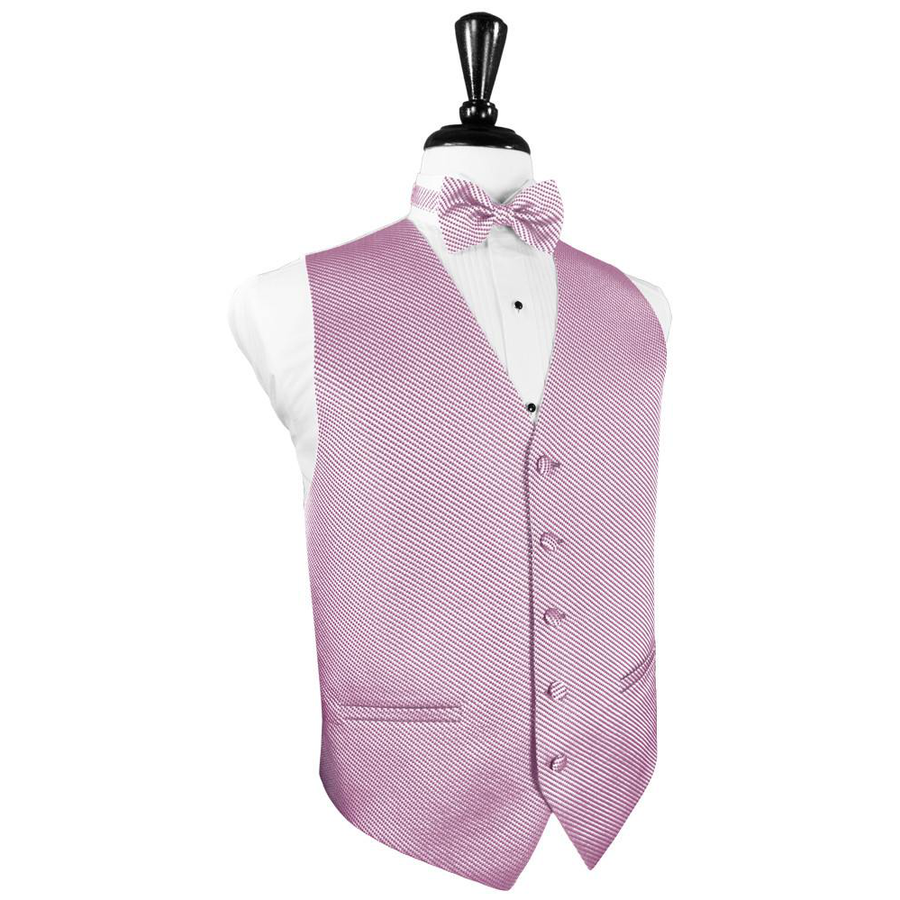 Dress Form Displaying A Rose Venetian Mens Wedding Vest