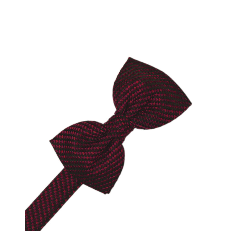 Mens Venetian Wine Pre Tied Bow Tie